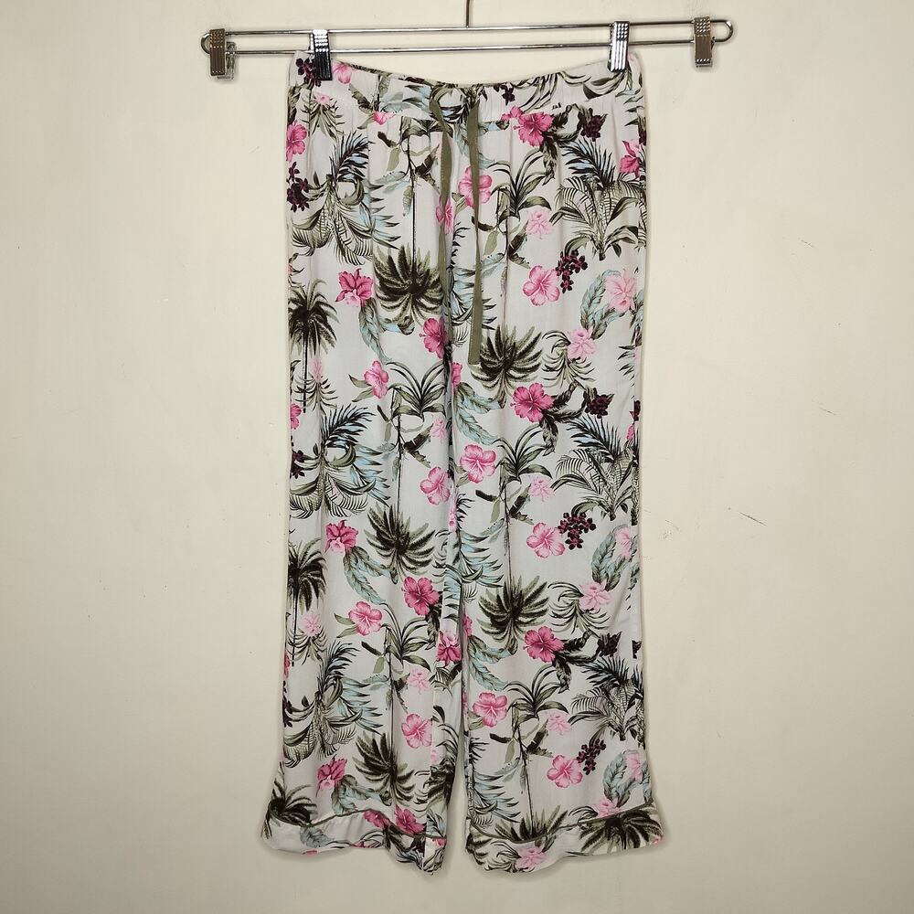 Tommy Bahama Floral Pajama Pants - Pink and Green
